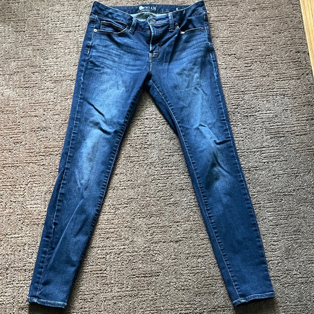 STYLUS Women's Dark Blue Skinny Jeans